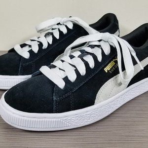 Black suede pumas size 6 sale